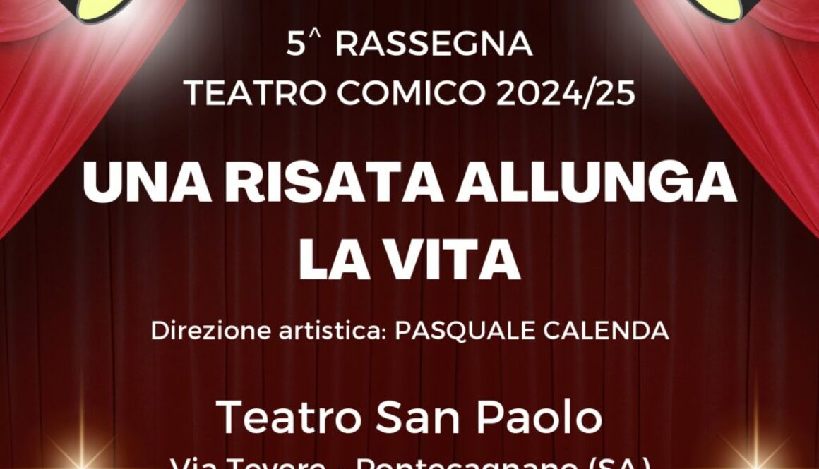 V Rassegna di teatro comico “Una risata allunga la vita”