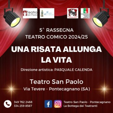 V Rassegna di teatro comico “Una risata allunga la vita”